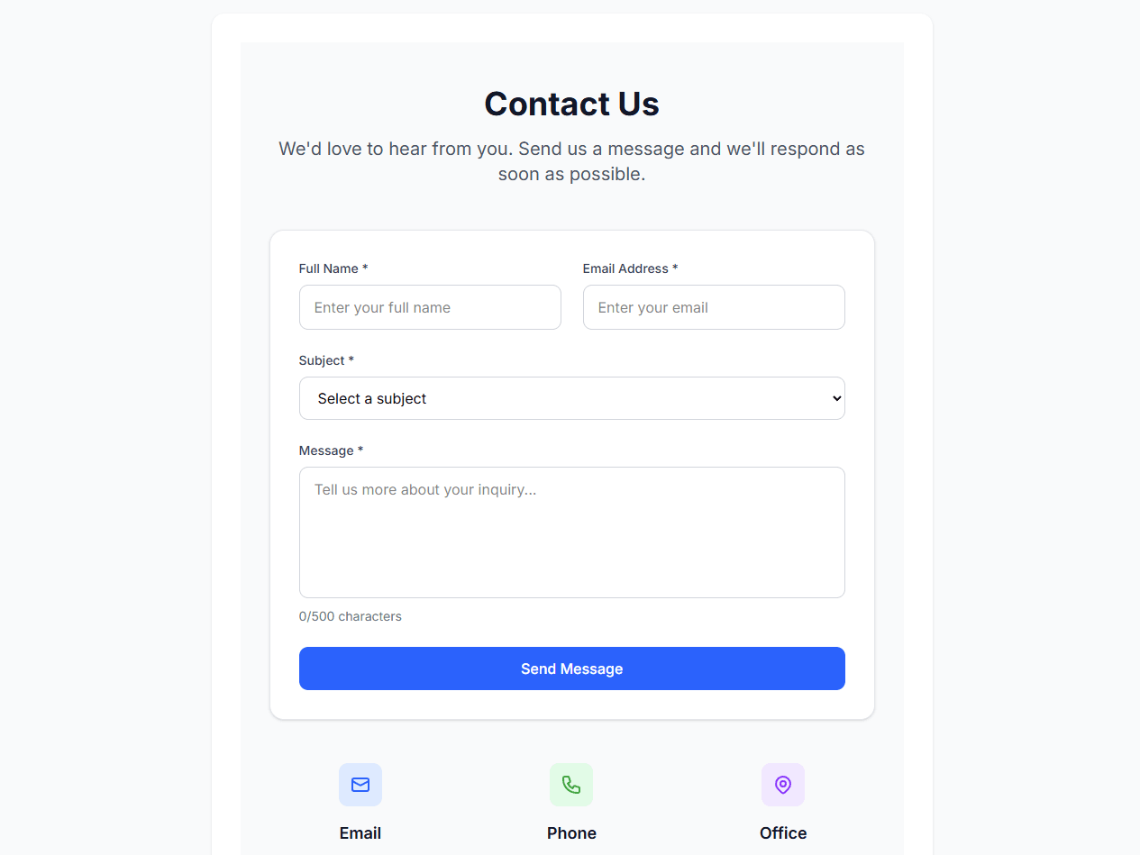 Contact Form
