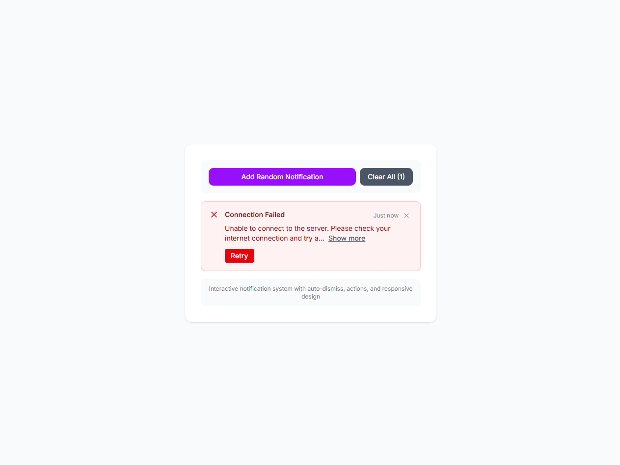 Notification Card